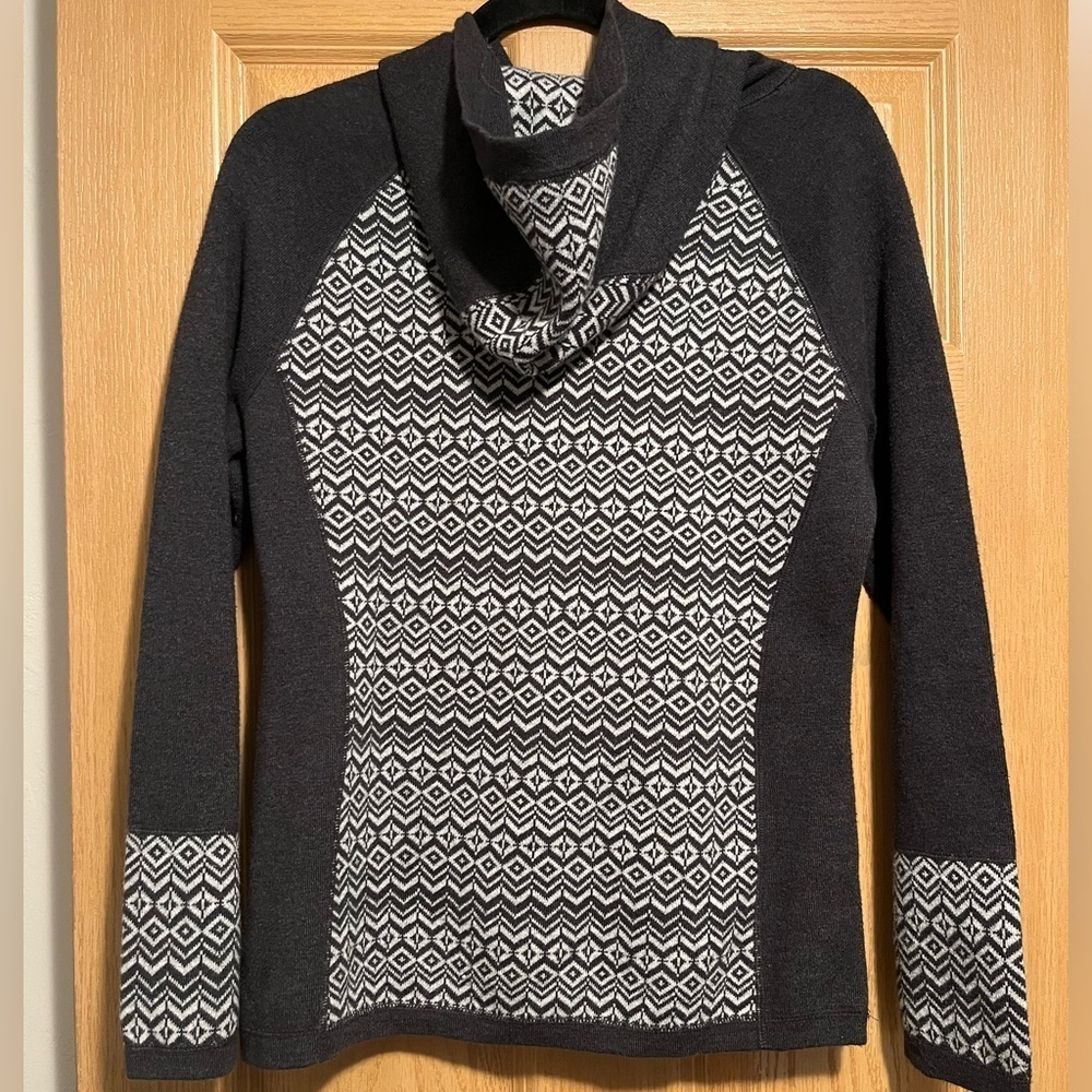 Aspen Nordic Cotton Knit Hoodie
